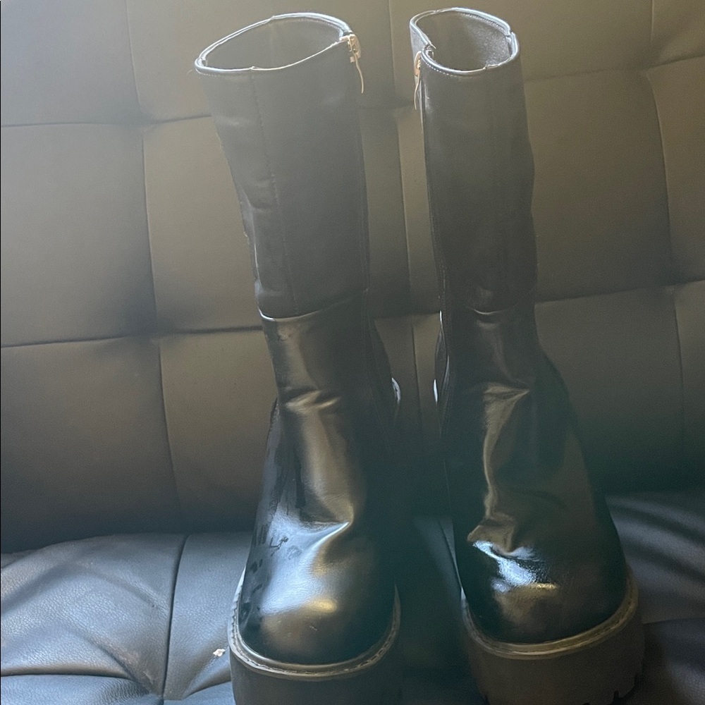 Black Combat & Moto Boots